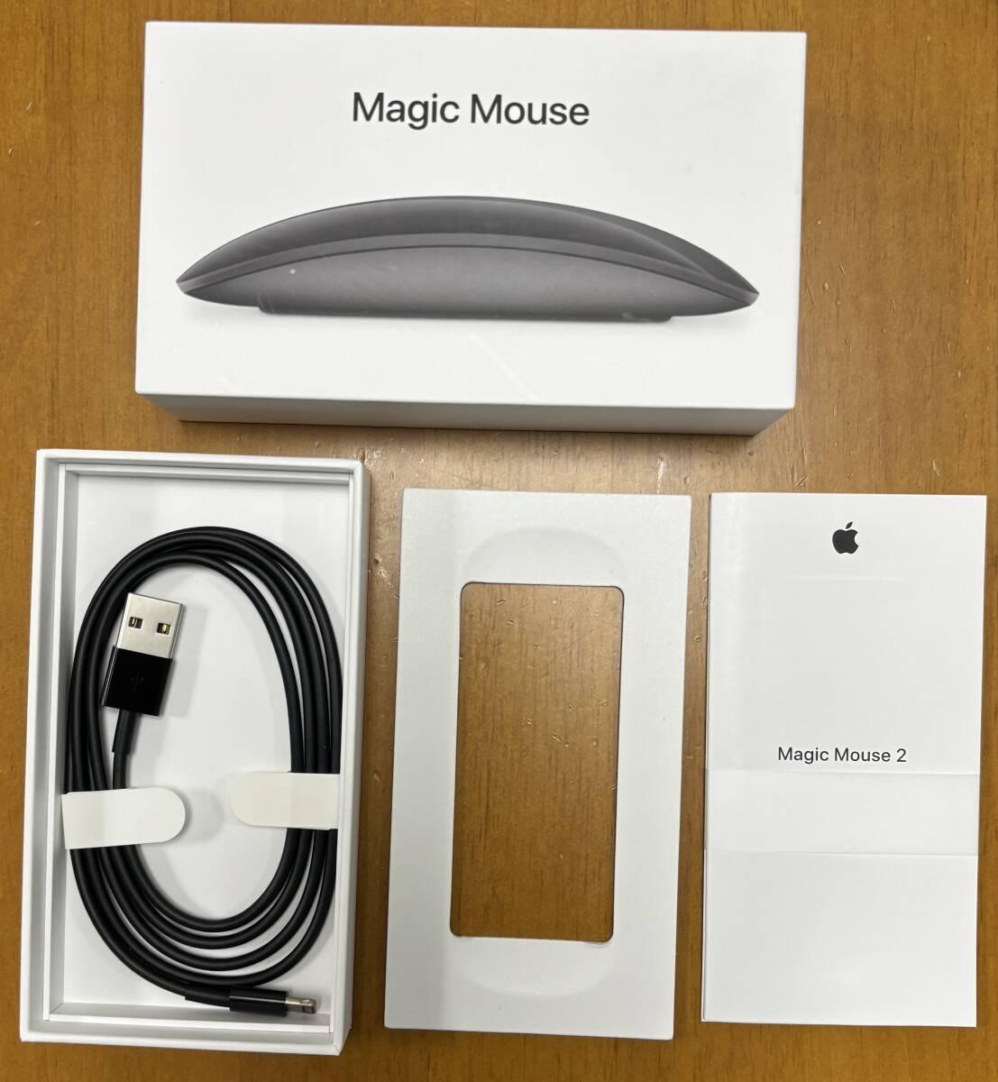 【希少】Apple マジックマウス2 MRME2J/A Magic Mouse 2 - Space Gray A1657（スペースグレー）の画像7