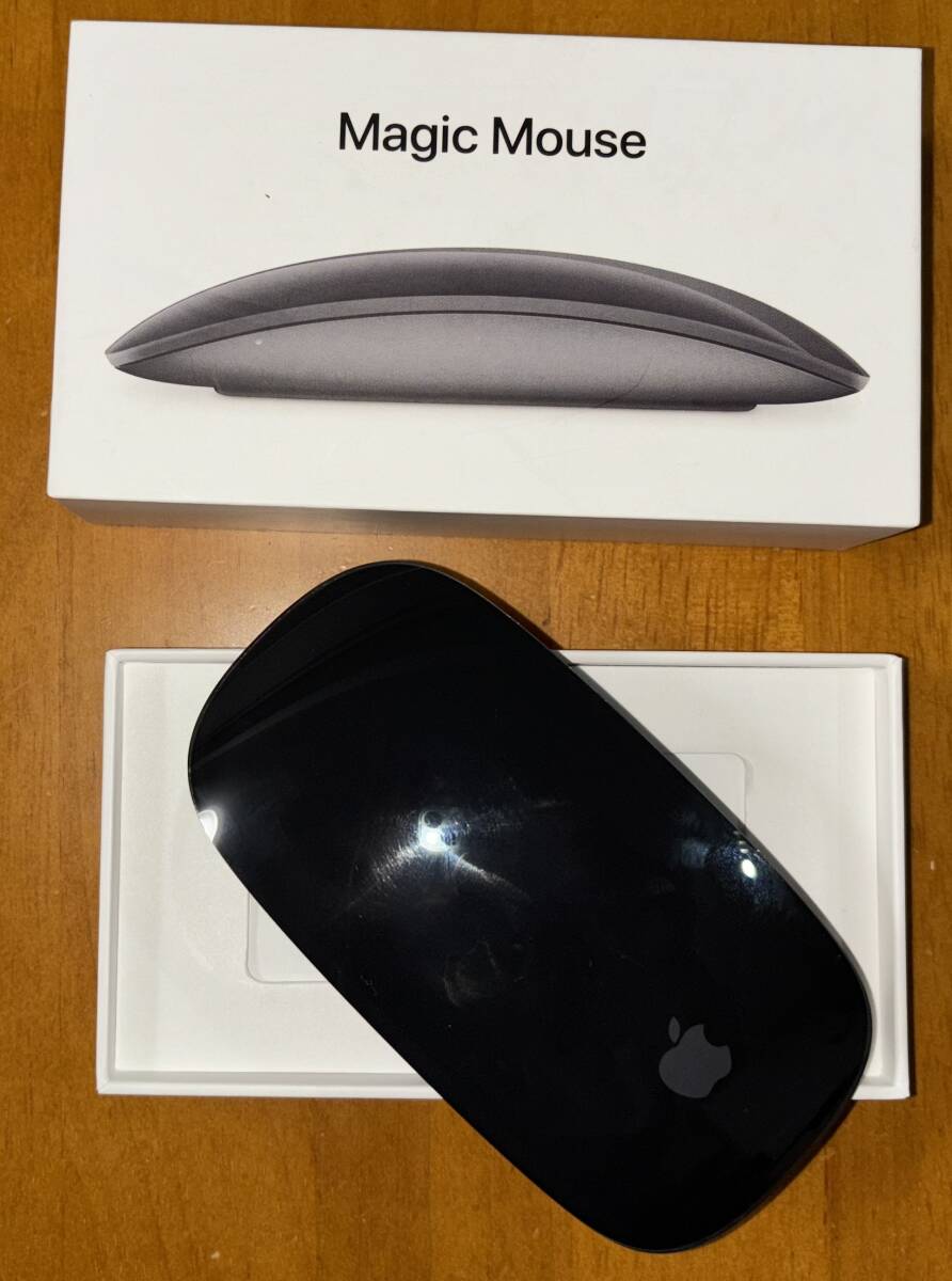 【希少】Apple マジックマウス2 MRME2J/A Magic Mouse 2 - Space Gray A1657（スペースグレー）の画像1