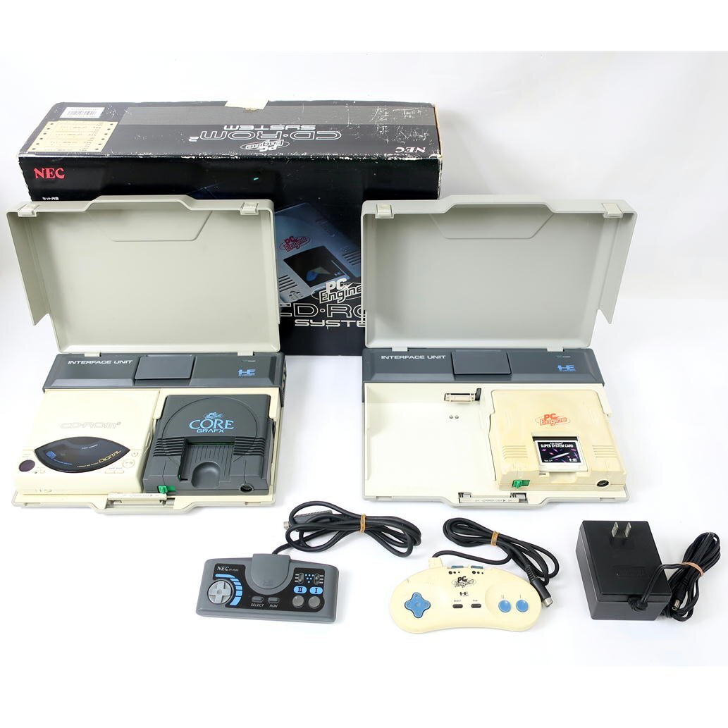 1円【ジャンク】NEC エヌイーシー/PCエンジンセット/コアグラフィックス CD-ROM SYSTEM/65の画像1