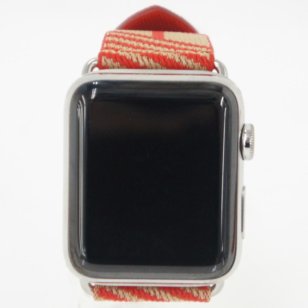 1 иен [ в общем б/у ]HERMES×Apple Hermes × Apple / Hermes × Apple часы серии 3/A1891/75