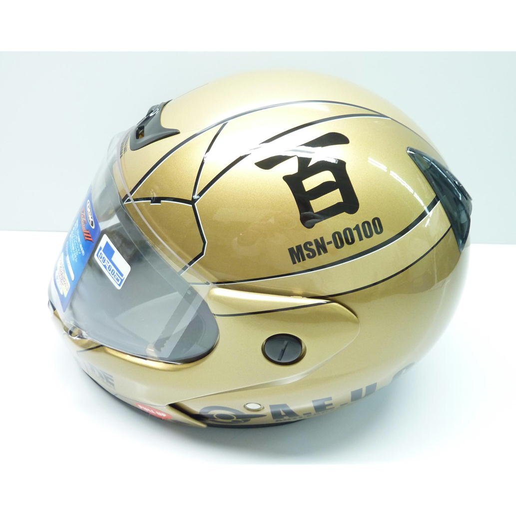 1 иен [ хорошая вещь ] шлем Mobile Suit Gundam BIKEHELMET TYPEMSN-00100 100 тип /TELES-Ⅲ/88