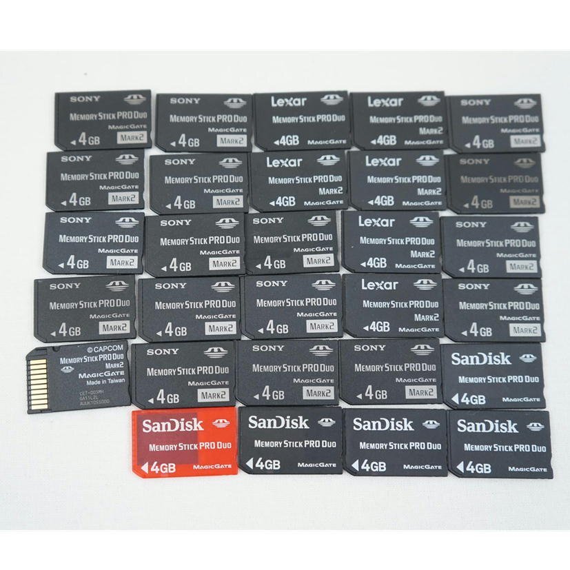 1円【ジャンク】SONY、Sandisk など メモリースティックPro Duo・Duo 32MB～32GB 約80枚セット フォーマット済/67の画像5