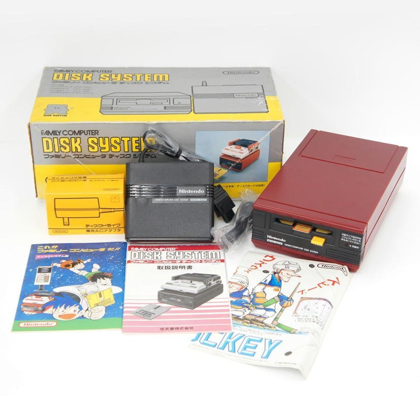 1 jpy [ Junk ]Nintendo Family computer disk system FAMILY COMPUTER DISK SYSTEM/HVC-022/75