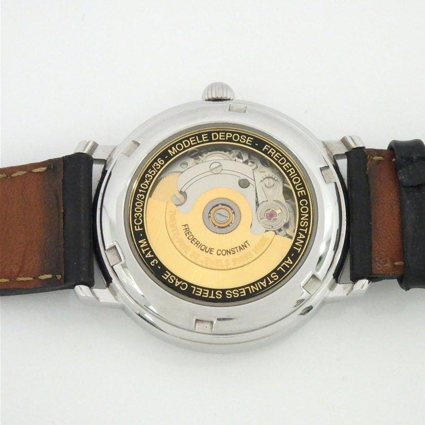 [ general used ]FREDERIQUE CONSTANT/ Classic Date AT / men's reverse side ske silver face /FC300 310×35 36/77