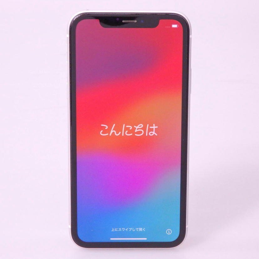 1円【ジャンク】Apple アップル/iPhone XR 128GB SIMフリー/MT0J2J/A/76_画像1