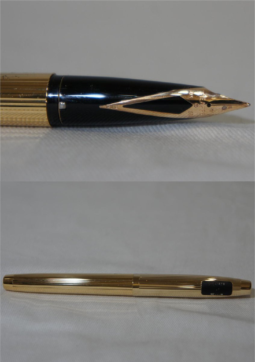 1円【ジャンク】SHEAFFER シェ―ファー/万年筆ゴールドペン先14K/94の画像5