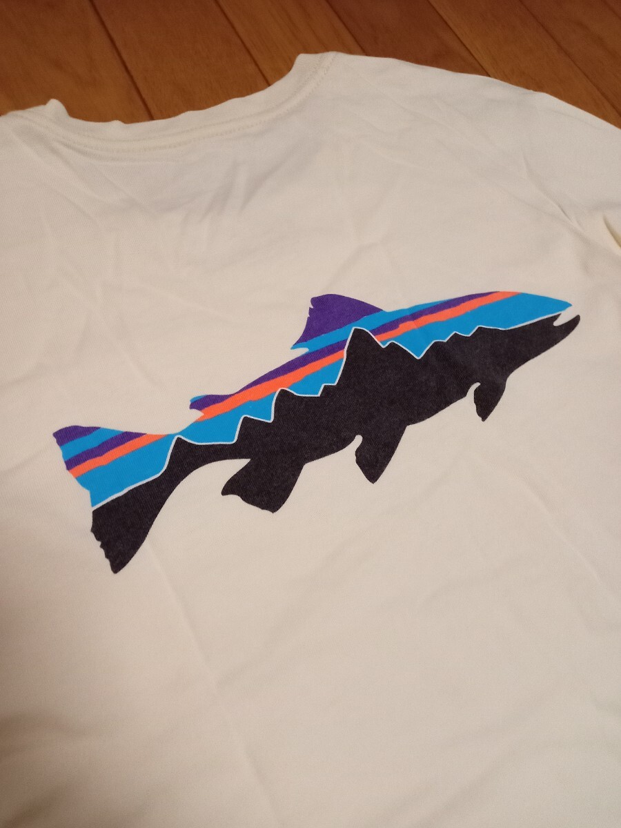 パタゴニア　patagonia　ロングTシャツ サイズXS ベージュ_画像5