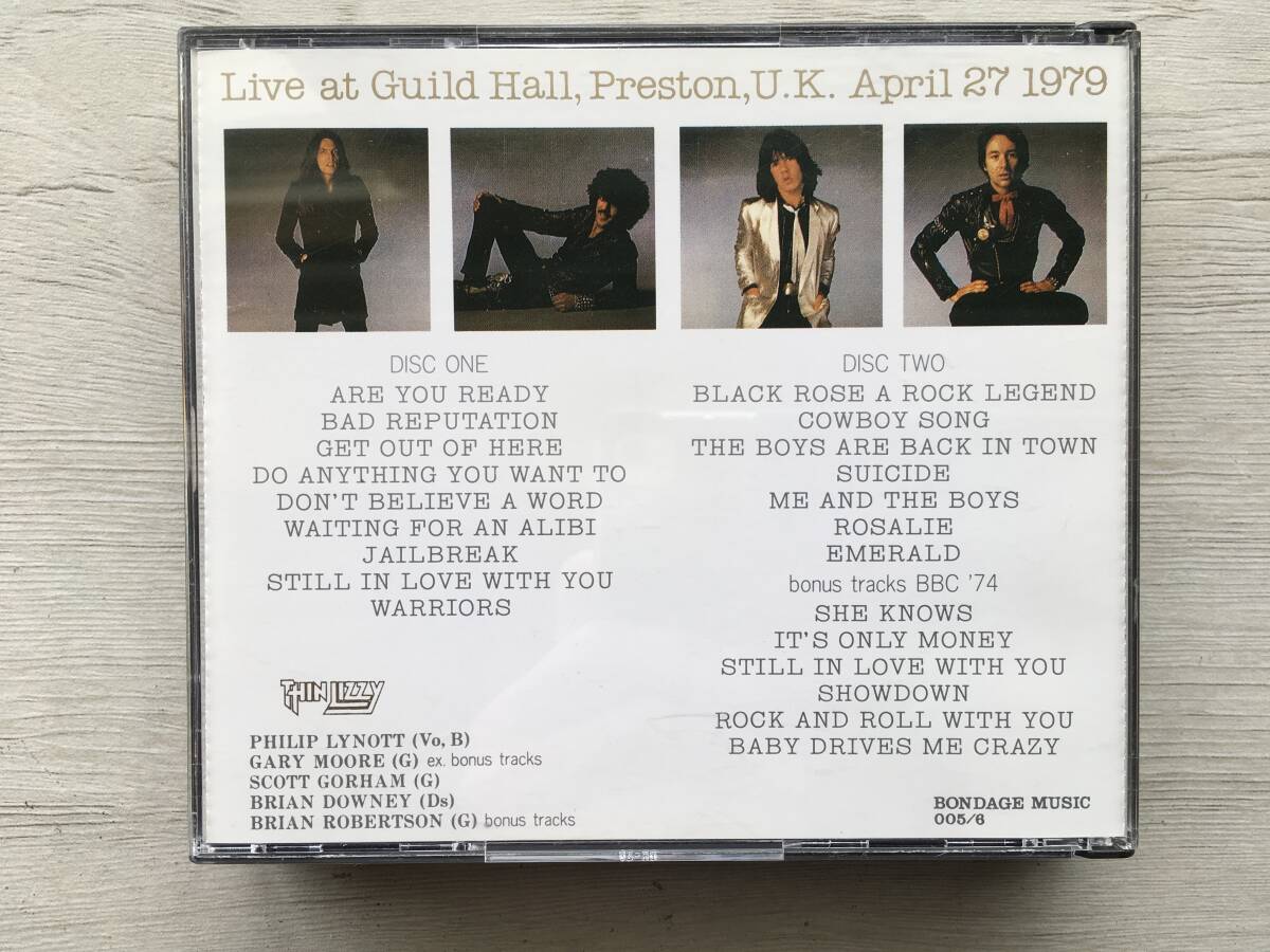 THIN LIZZY A ROCK LEGEND IS HERE LIVE AT GUILD HALL UK 4.27.79