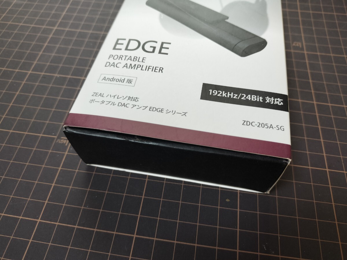  portable amplifier Covia ZEAL EDGE PORTABLE DAC AMPLIFIER for Android high-res correspondence portable DAC amplifier ZDC-205A-SG unopened goods 