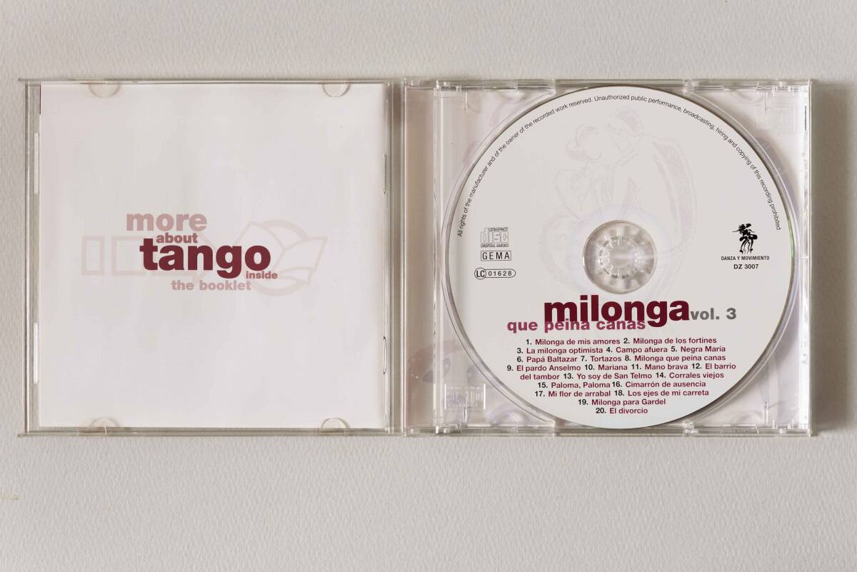 best of tango argentino / milonga vol.3 que peina canas DZ30007_画像2