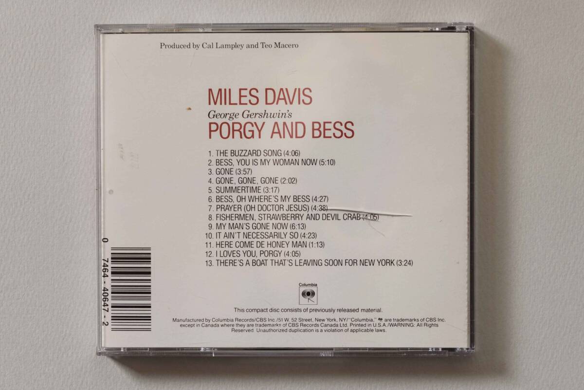 Miles Davis / Porgy and Bess _画像3