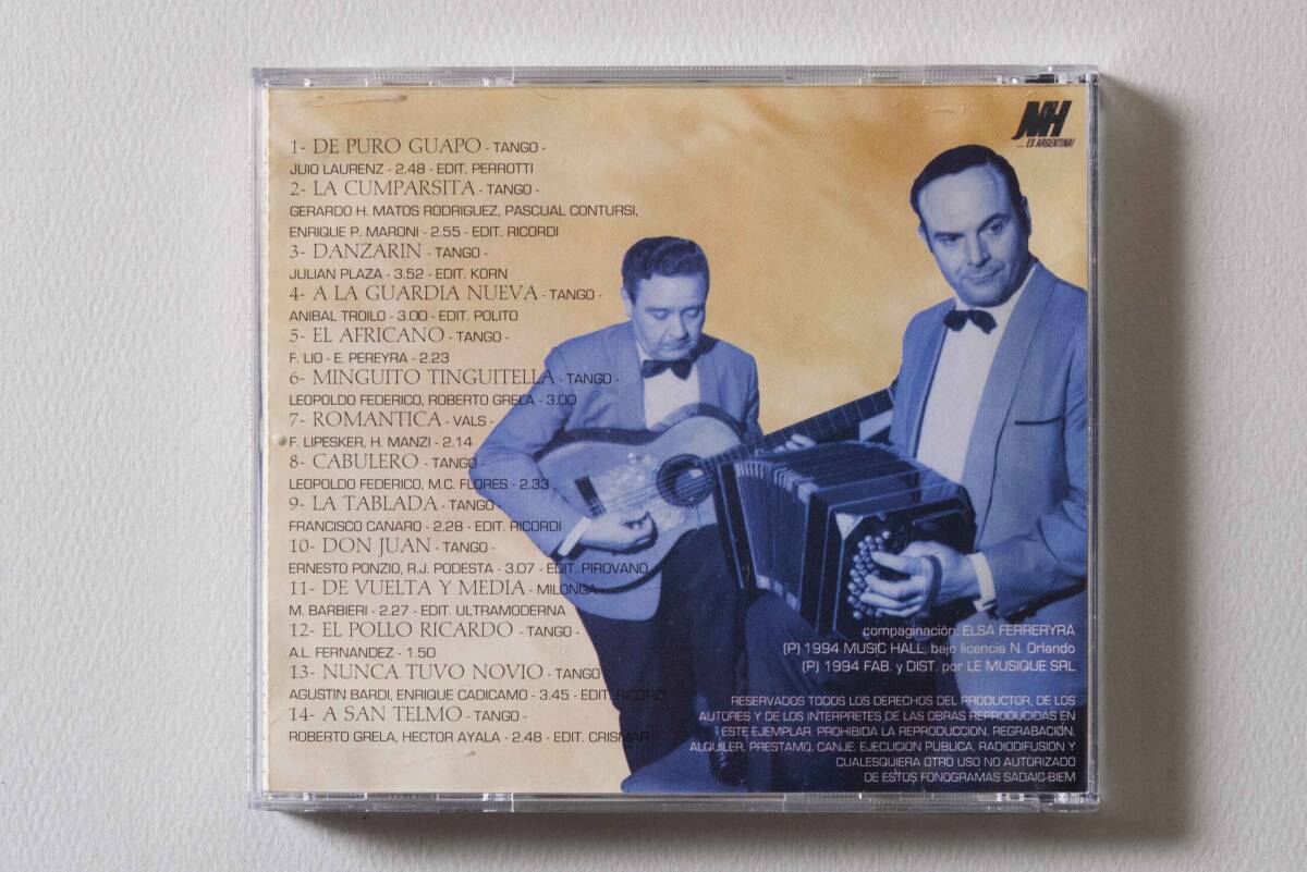 HOMBRES DE TANGO / FEDERICO-GRERA フェデリコ－グレラ（LEOPOLDO FEDERICO-ROBERTO GRELA）） MH 236512_画像3