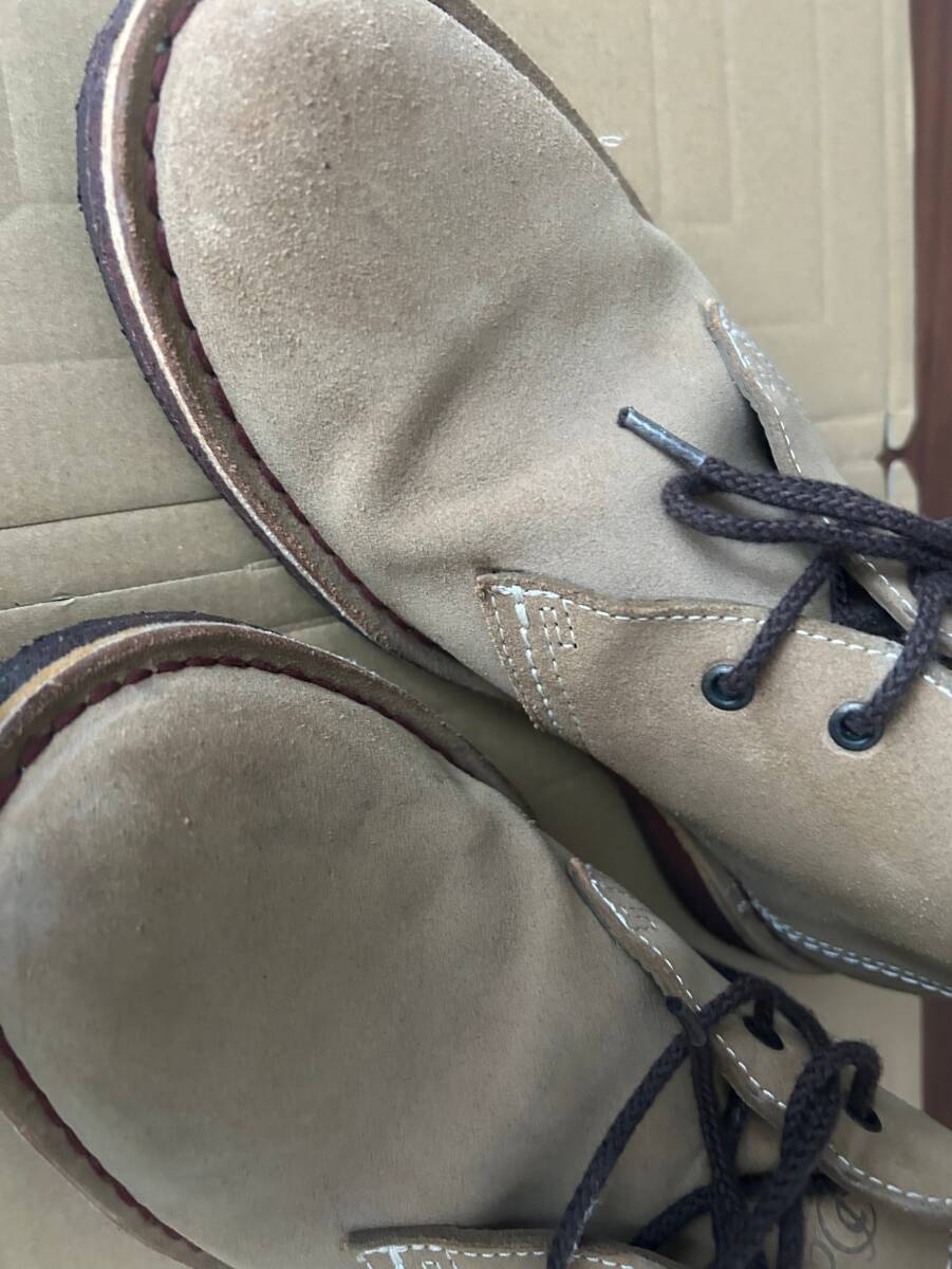 Danner 26cm レザー ブーツ ダナー メンズ 茶 スエード 本革 ヒール 本皮 革靴 アウトドア キャンプ DIYの画像2