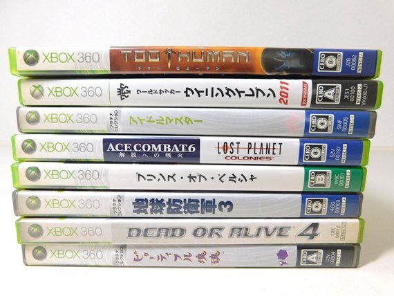 ◇XBOX 360 ソフト8本セット/プリンスオブペルシャ/地球防衛軍3/塊魂/アイマス/DOA4/エスコン/ウイイレ/TOO HUMAN◇_画像7