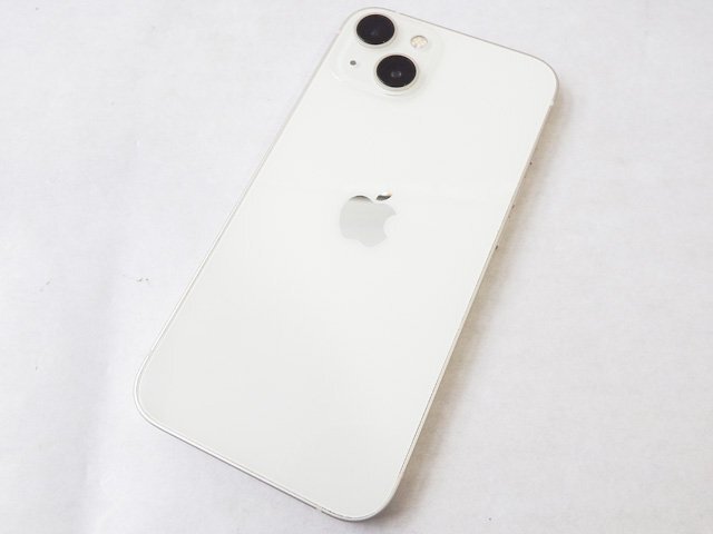 訳あり/現状品★アップル iPhone13 『MLNJ3J/A』 256GB スターライト■SIMフリー スマホ 本体