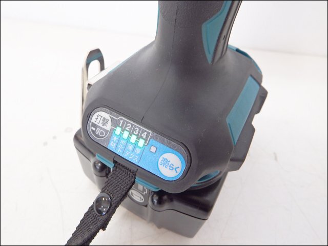 美品 makita/マキタ◆充電式インパクトドライバ/TD173DRGX◆18V 6.0Ah ブラシレスモーター APT バッテリー×2 充電器付の画像6