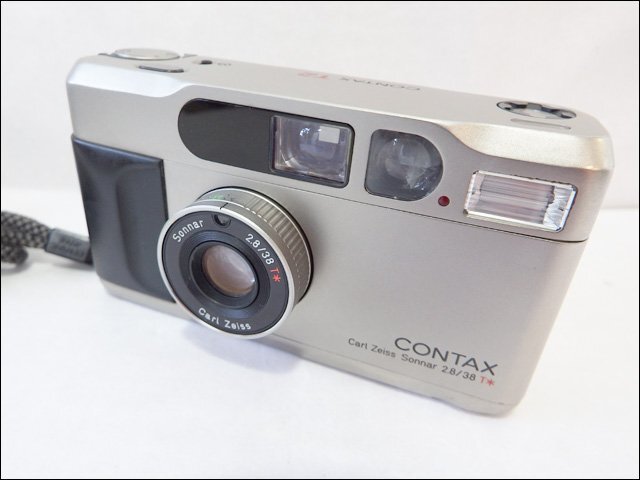 CONTAX コンタックス◆T2/フィルムカメラ◆Carl Zeiss Sonnar 2.8/38 T* ストラップ 取扱説明書付_画像1