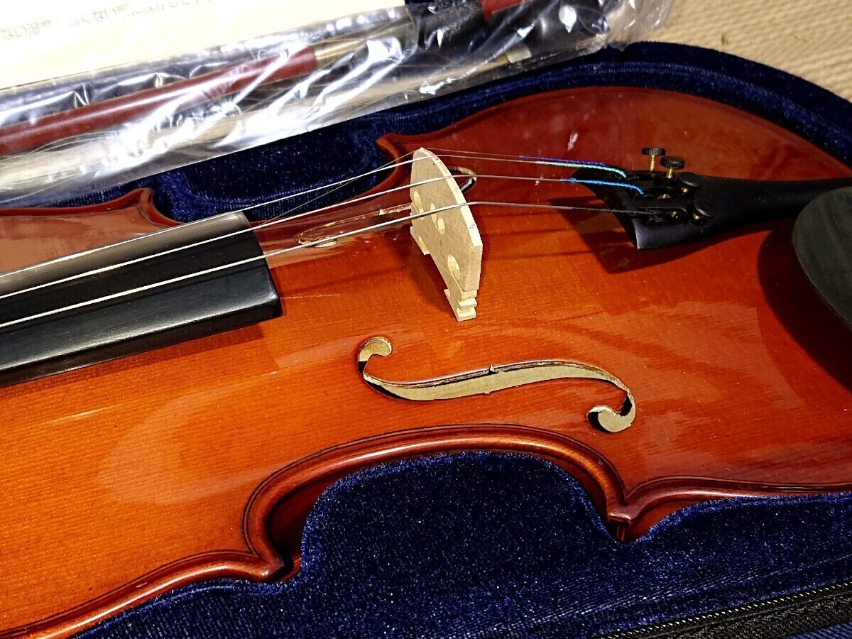 未使用 Carlo giordano VS-0 4/4 バイオリン カルロジョルダーノ フルサイズ ケース付セットの画像4