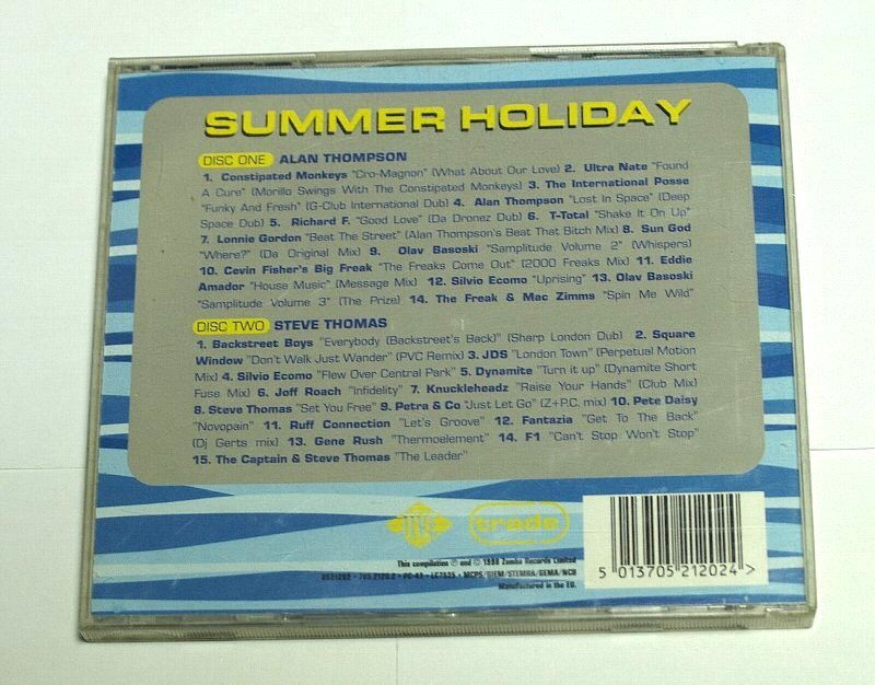trade - Summer Holiday / Alan Thompson & Steve Thomas 2枚組 CD Eddie Amador,Olav Basoski,Lonnie Gordon,Richard F.,Ultra Nate,の画像3