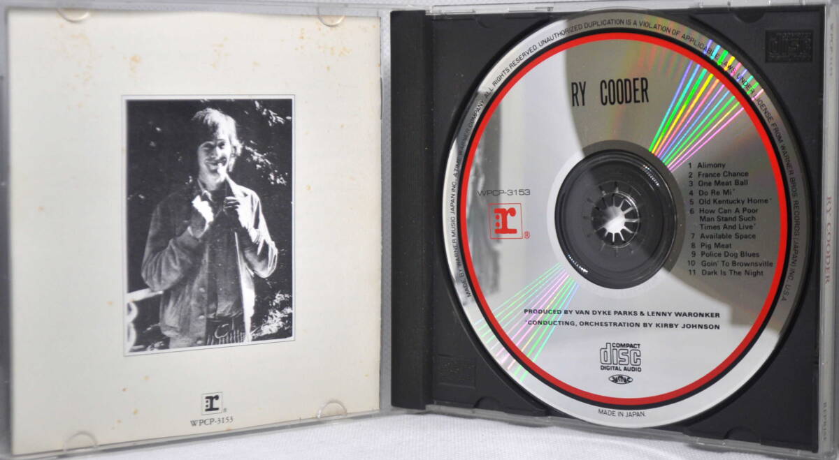 RAY COODER　ライ・クーダー　／　RAY COODER　CD_画像3