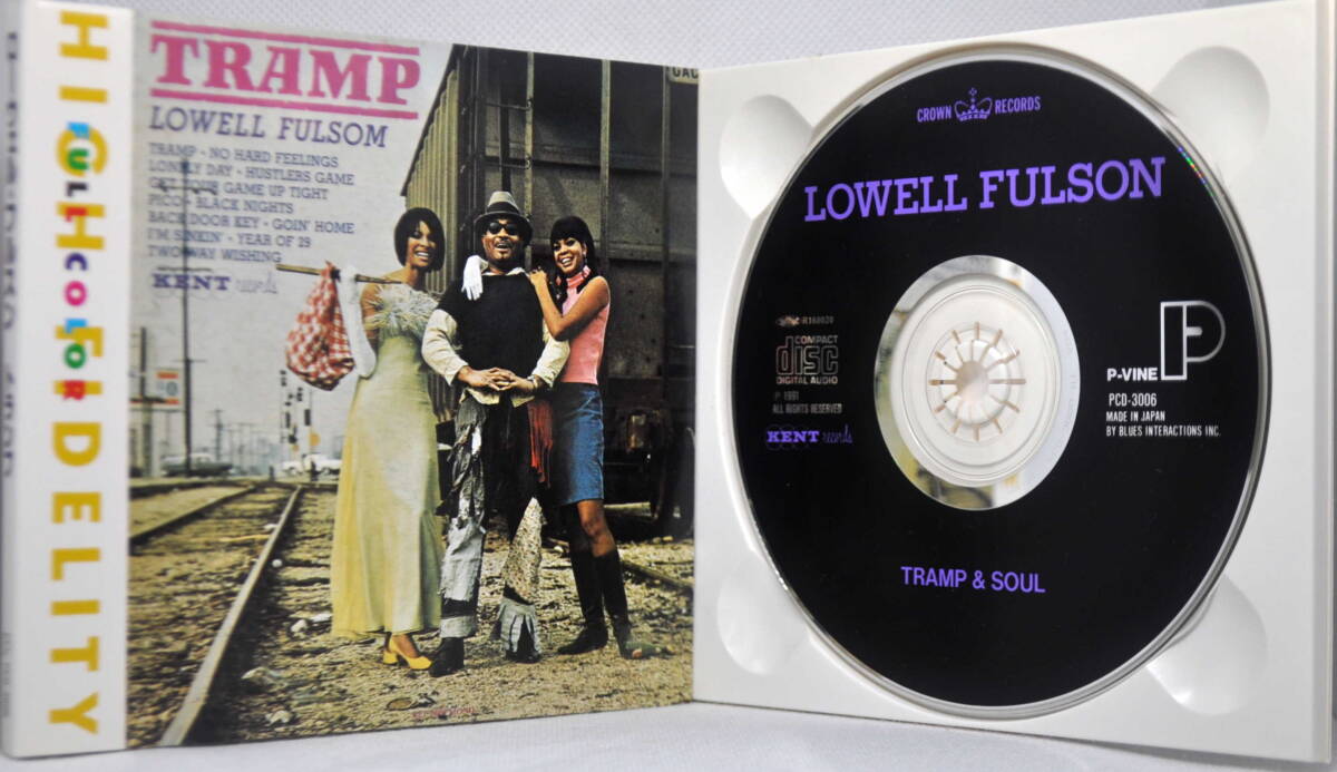 LOWELL FULSON　ローウェル・フルスン／　　”TRAMP”　　& 　”SOUL”　２アルバム　１CD_画像3