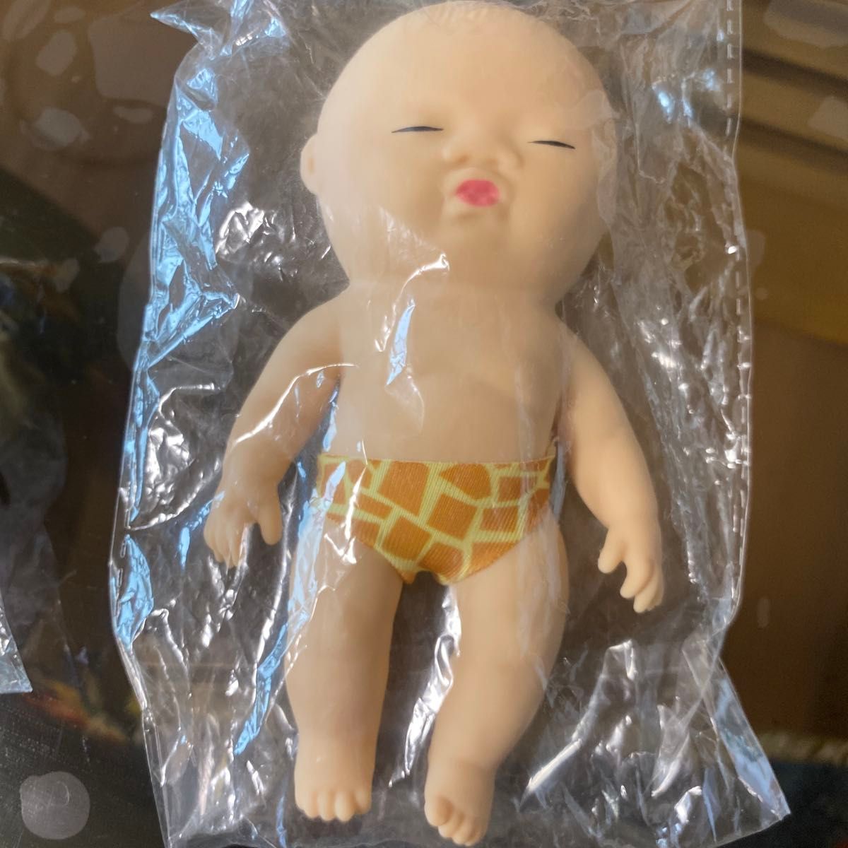 アグリー ベイビー 約7cm と15cm人形 おもちゃ スクイーズ ストレス解消グッズ 赤ちゃん フィジットベビー 