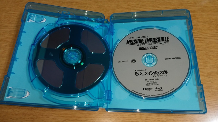 ミッション:インポッシブル / デッドレコニング PART ONE Blu-ray ボーナスDISC付 ブルーレイ 純正ケース付 即決 新品未使用 国内正規品の画像4
