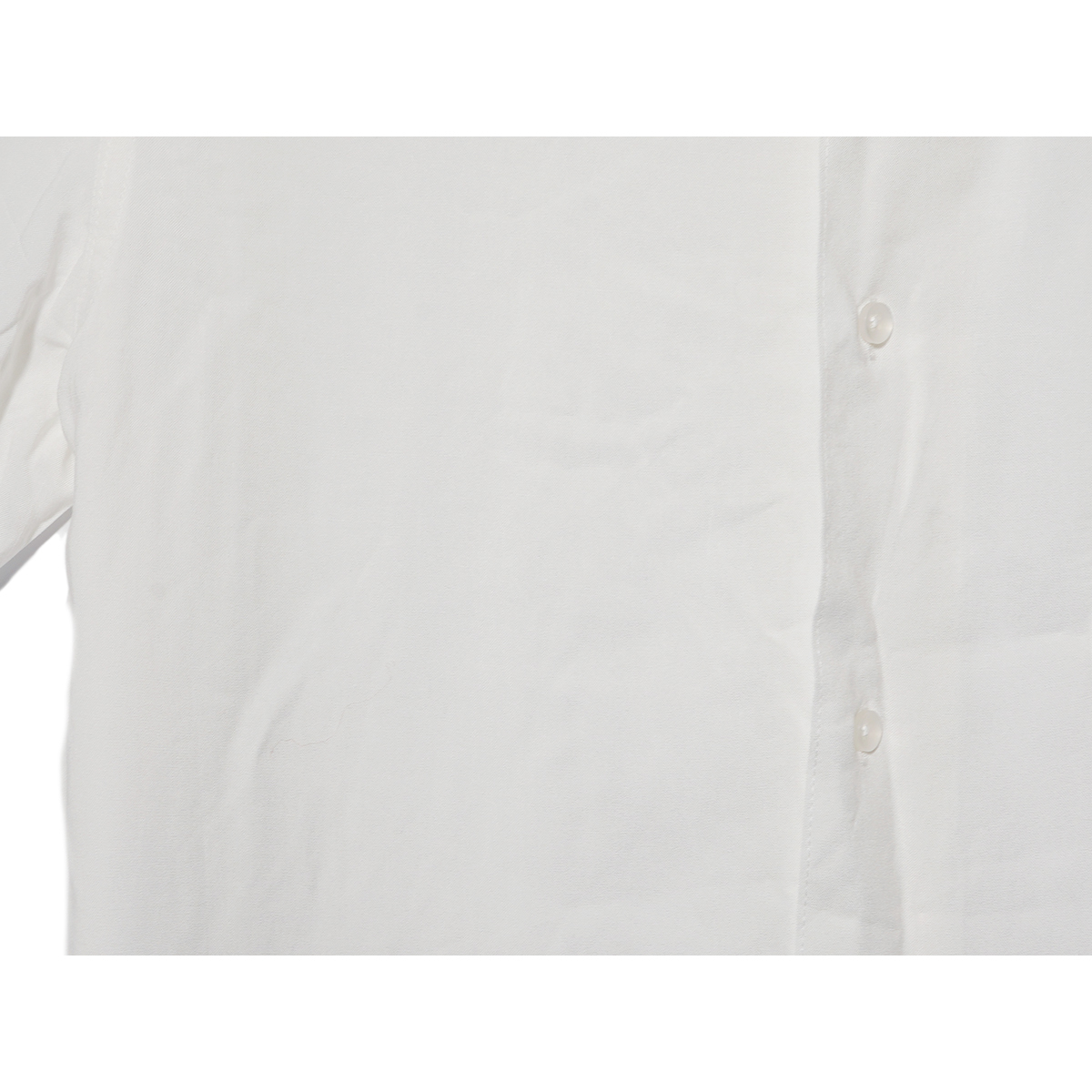 【新品】オープンカラーシャツ レーヨン 無地シャツ■ 3L（2XL,XXL）サイズ / ホワイト白 ■開襟 ソリッドカラー 無地 オープン OC 55201Kの画像5