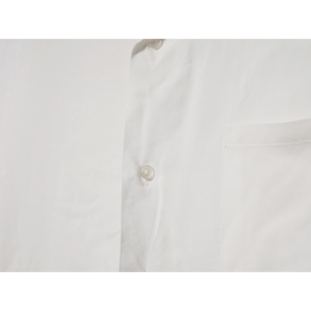 【新品】オープンカラーシャツ レーヨン 無地シャツ■ 3L（2XL,XXL）サイズ / ホワイト白 ■開襟 ソリッドカラー 無地 オープン OC 55201Kの画像4