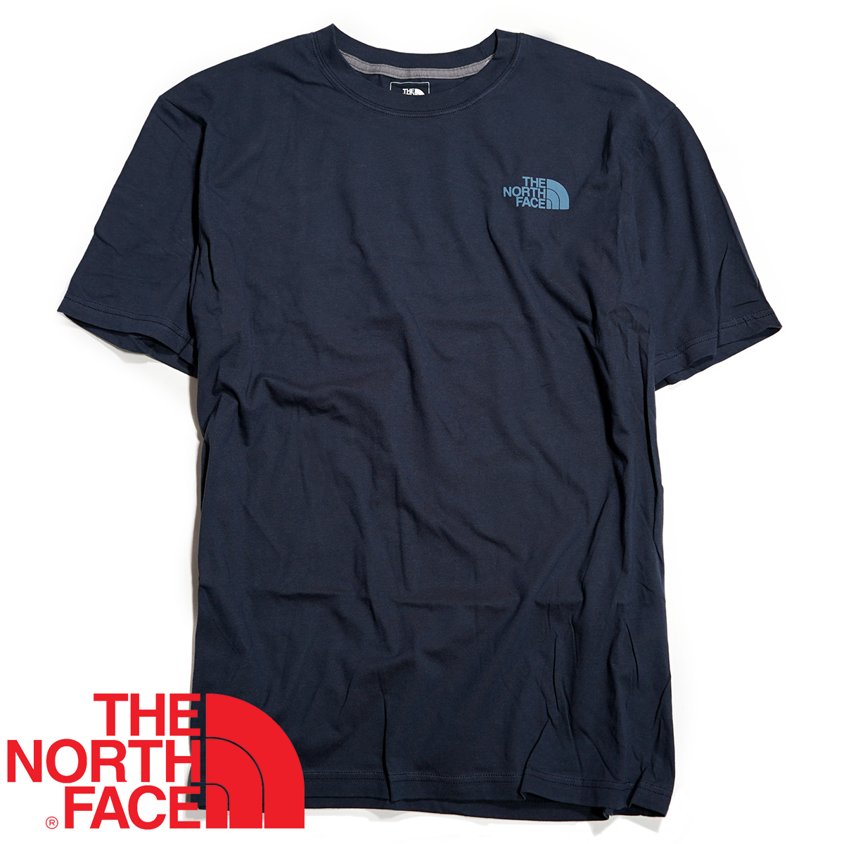 【新品本物 USA購入】THE NORTH FACE ノースフェイス■ RED BOX SS TEE ■ ネイビー / XL ■Tシャツ ボックスロゴ 海外限定_画像2