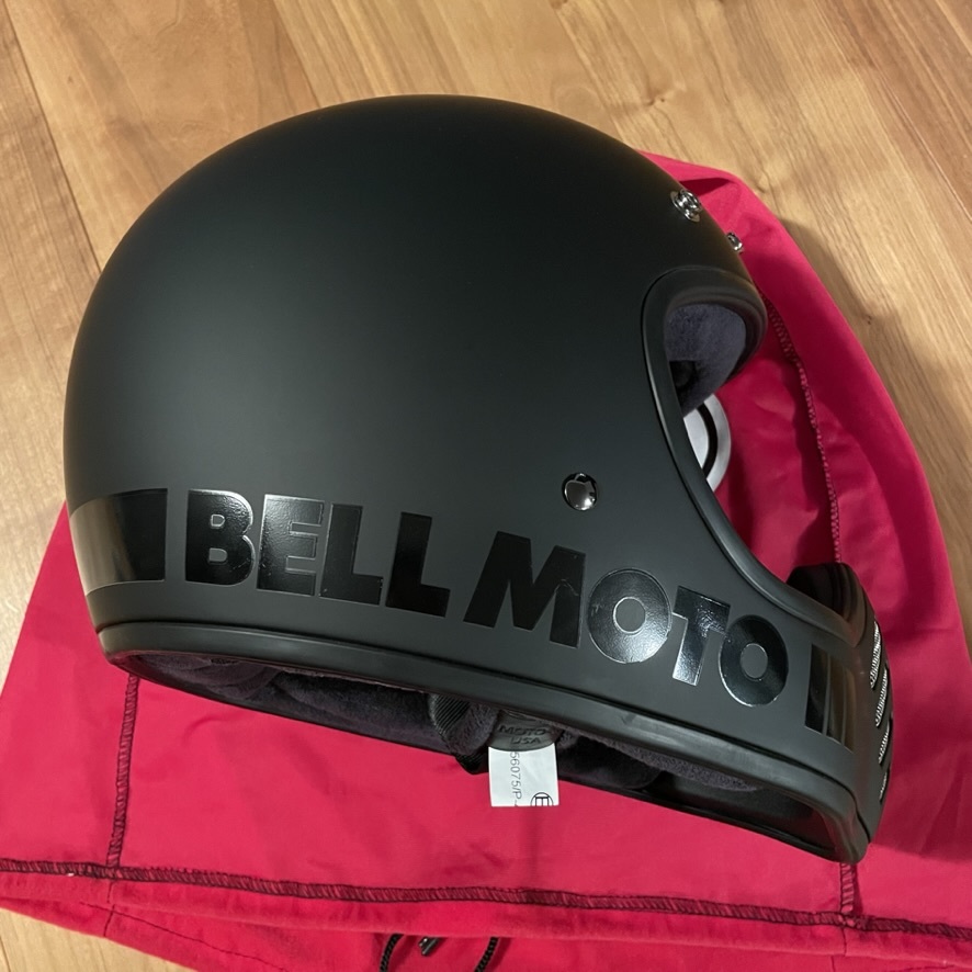Bell Moto3 Classic ／ベルモト3クラシック／ヘルメット_マットブラック_Mサイズ_画像4