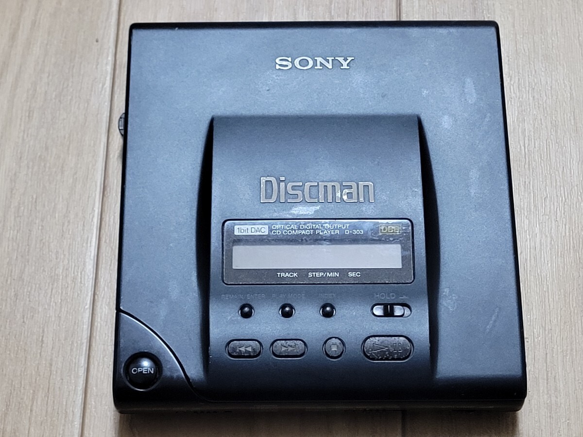 SONY ディスクマン CDプレーヤーD-303 本体のみ ソニー Discman CDコンパクトプレーヤーの画像1