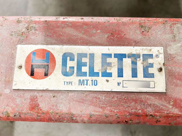 10740 中古 フレーム修正機セット セレット CELETTE TYPE:MT10 鈑金 修復 ボディ リペア 治具 リフト 自動車整備工具 タワー レール ベンチの画像7
