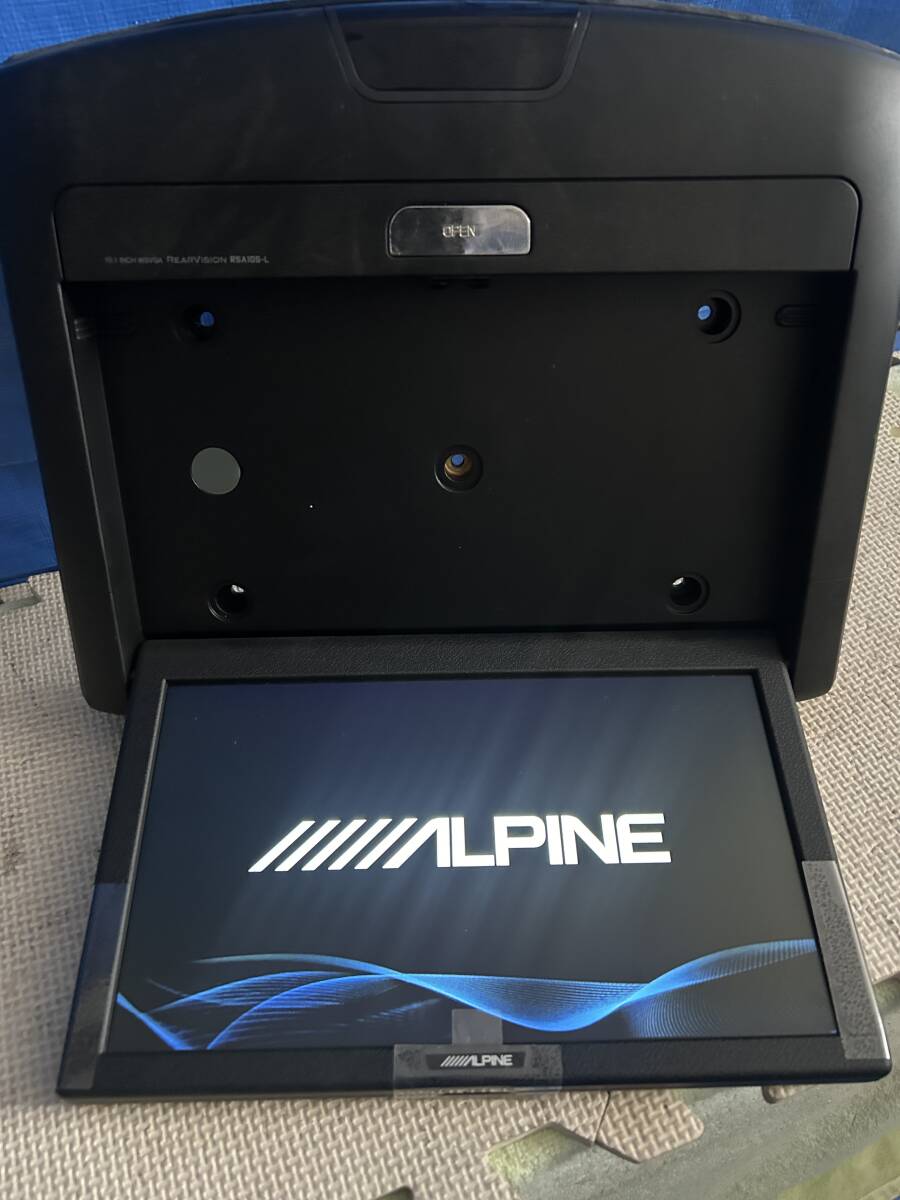 アルパイン  ALPINE フリップダウンモニター  RSA10S-L-B 10.1インチの画像8