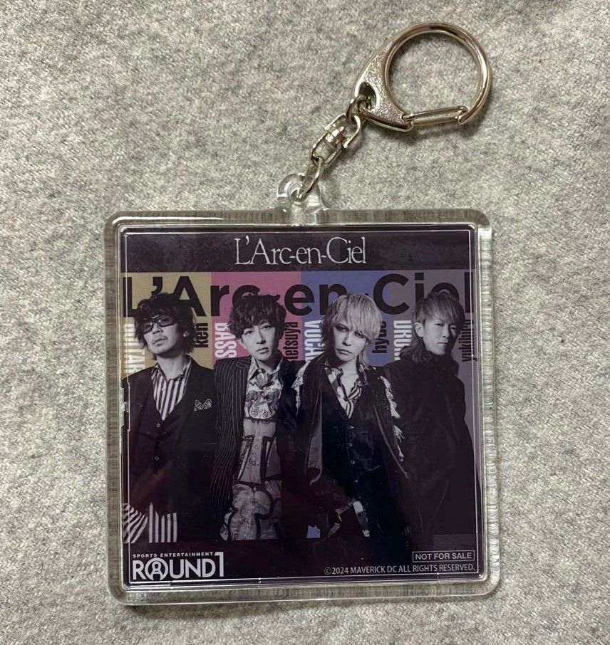 ラルク　L'Arc〜en〜Ciel ラウンドワン　後半　アクリルキーホルダー  アクキー