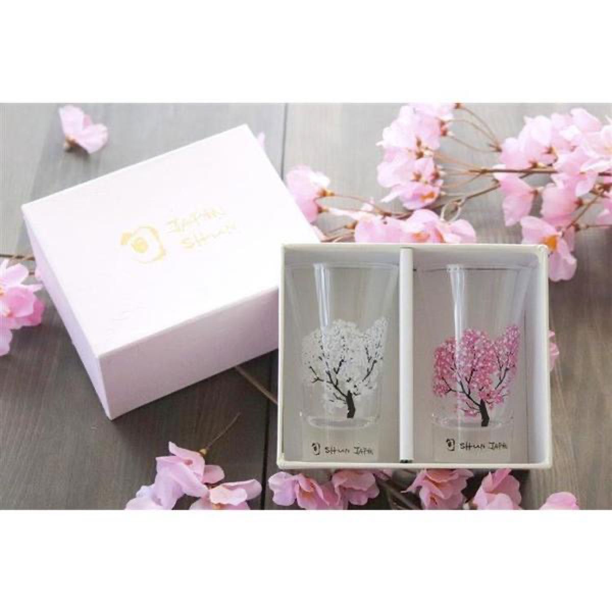 【正規品】冷感桜　グラス　丸モ高木陶器　d02-20-010p