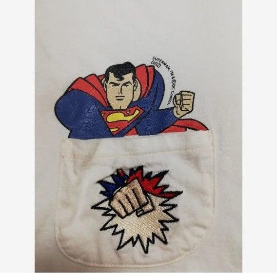 値下げ中!　レア　海外製　スーパーマン　Tシャツ　90　アメコミ　レトロムービー　映画グッズ