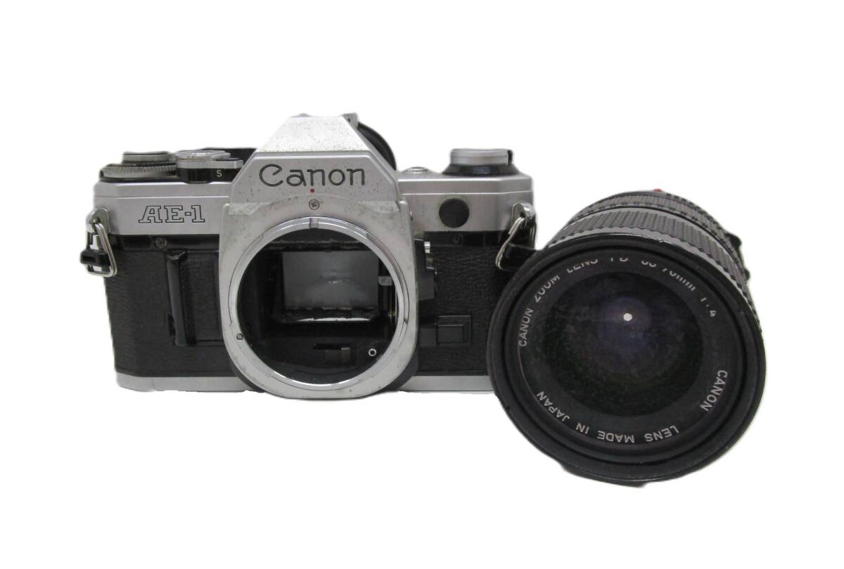 Canon キヤノン AE-1 一眼レフフィルムカメラ CANON ZOOM LENS FD 35-70㎜ 1:4の画像1