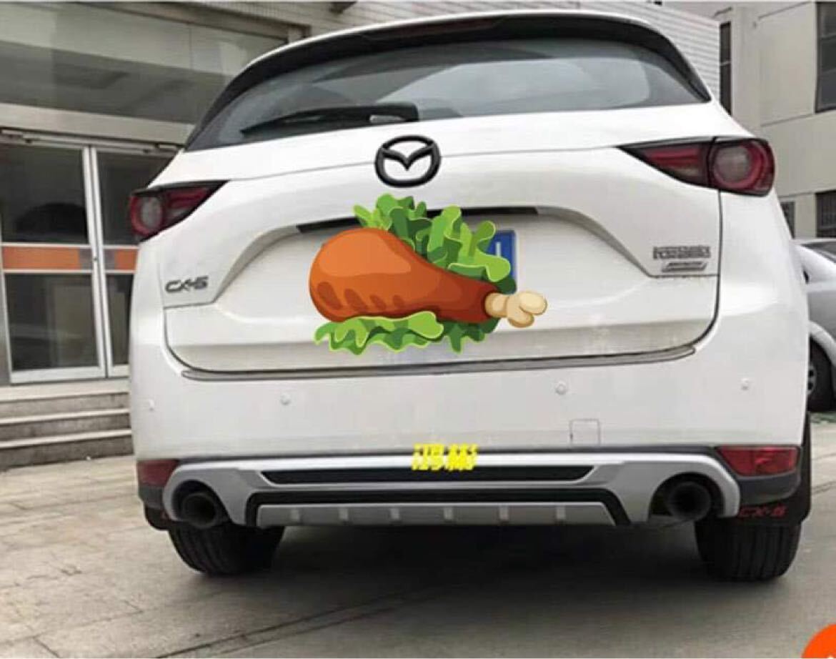 マツダ MAZDA3 リア エンブレム カバー　ブラック_画像5