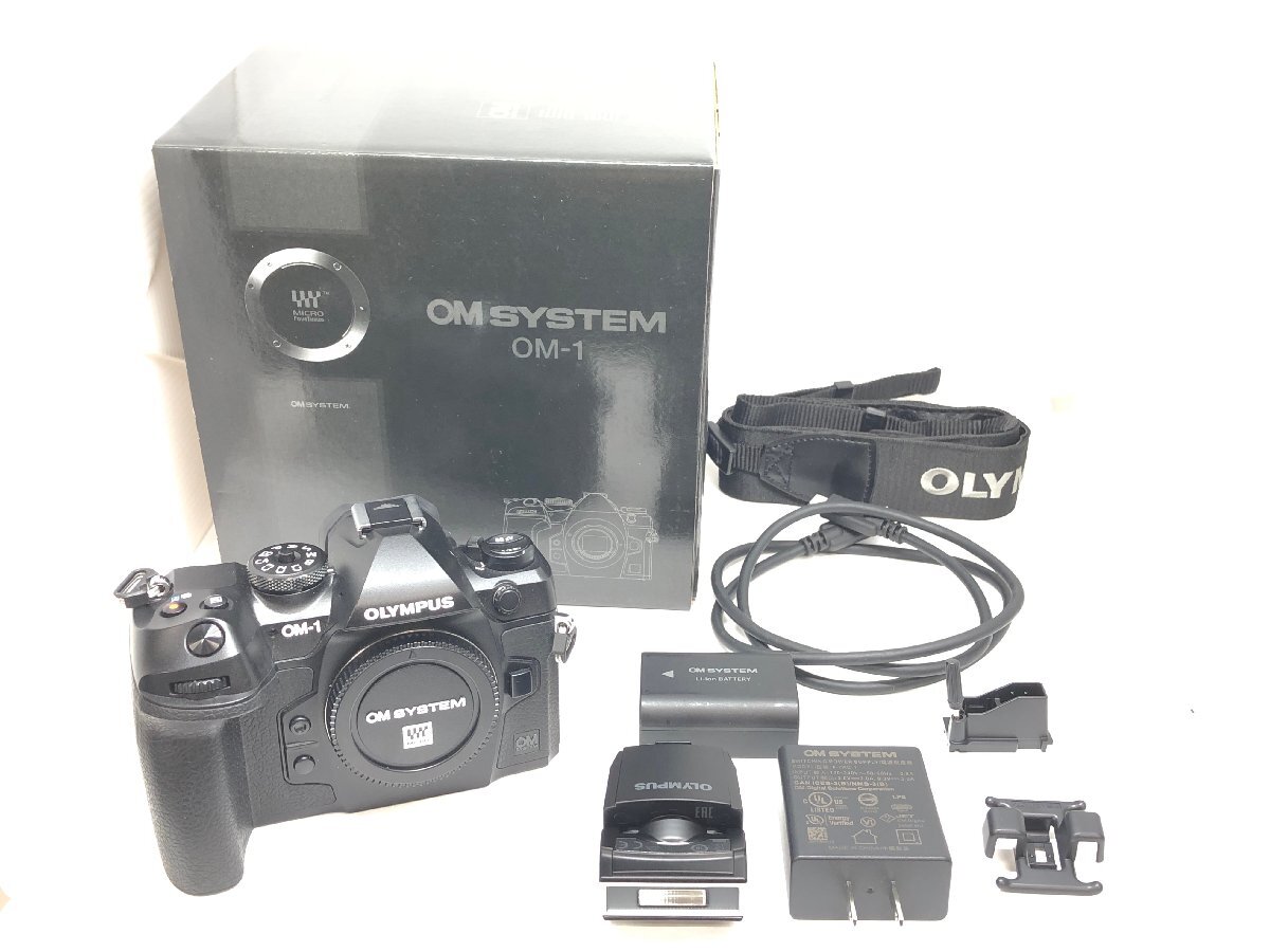 ★OLYMPUS OM-SYSTEM OM-1 FL-LM3 箱付き シャッター回数23943回★【中古品】＃0406-2a_画像1