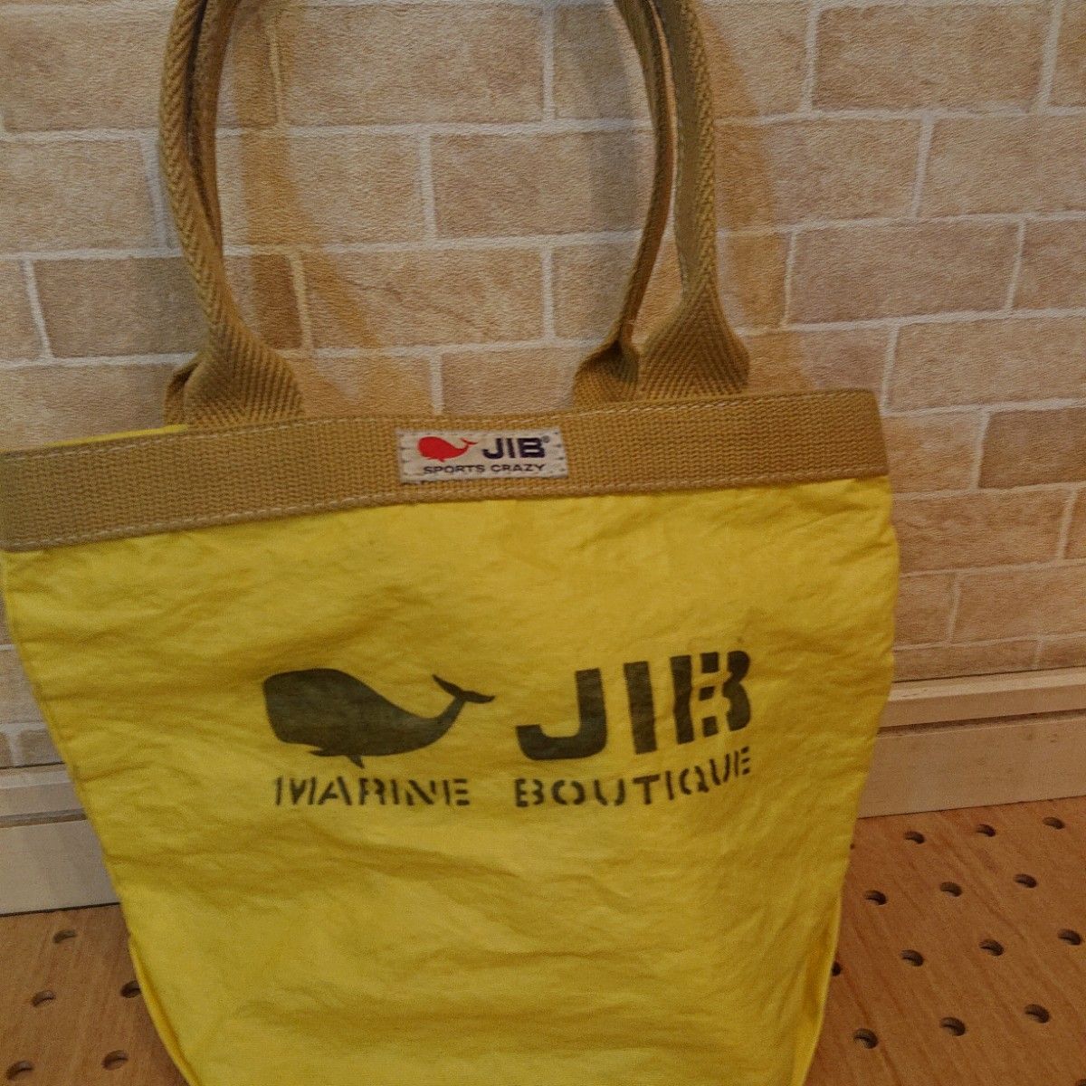 ジブ JIB トートバッグ  黄色 バック