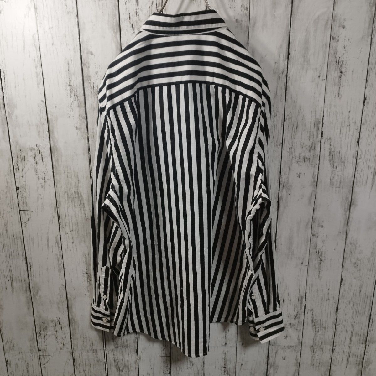 【H&M】Twill Stripe Shirt　D830