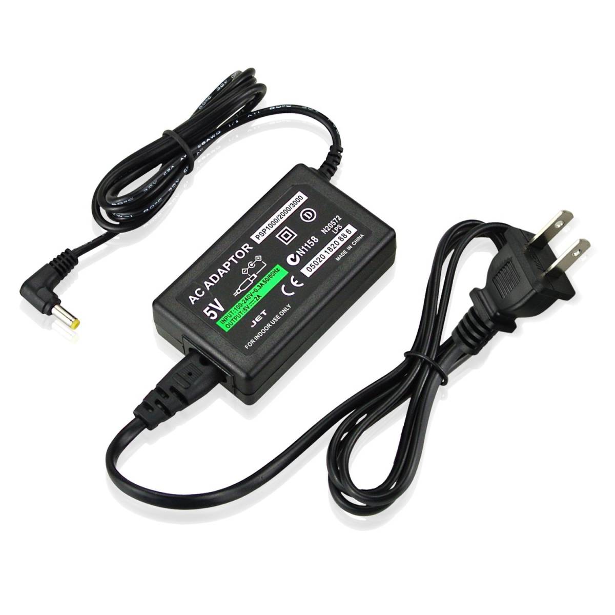 PSP 充電器 ACアダプター家庭用コンセント接続タイプ PSP-1000・PSP-2000・PSP-3000対応アクセサリ充電器_画像1