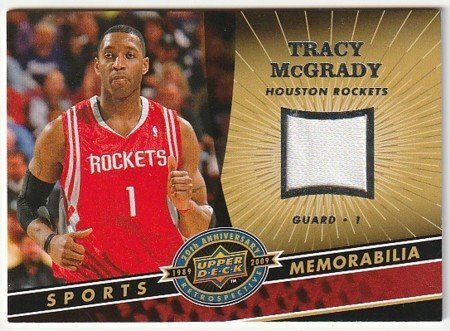 2009 UPPER DECK 20th ANNIVERSARY Tracy McGrady JERSEY RELIC_画像1