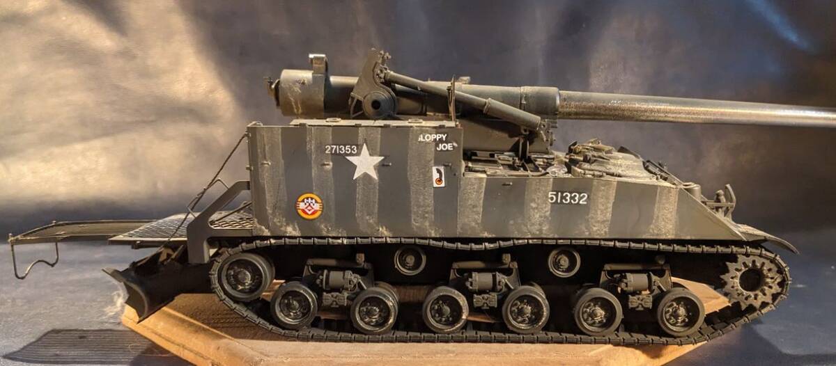 完成品　1/35AFVクラブ　米陸軍　M41ビッグショット　１５５ｍｍ榴弾砲_画像9