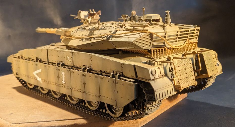 完成品 1/35アカデミー IDF メルカヴァIII イスラエル主力戦車の画像3