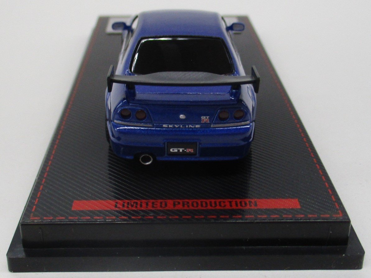 イグニッションモデル 1/64 Nismo R33 GT-R ブルーメタリック [2508] 定形外○【C】krt012204の画像6