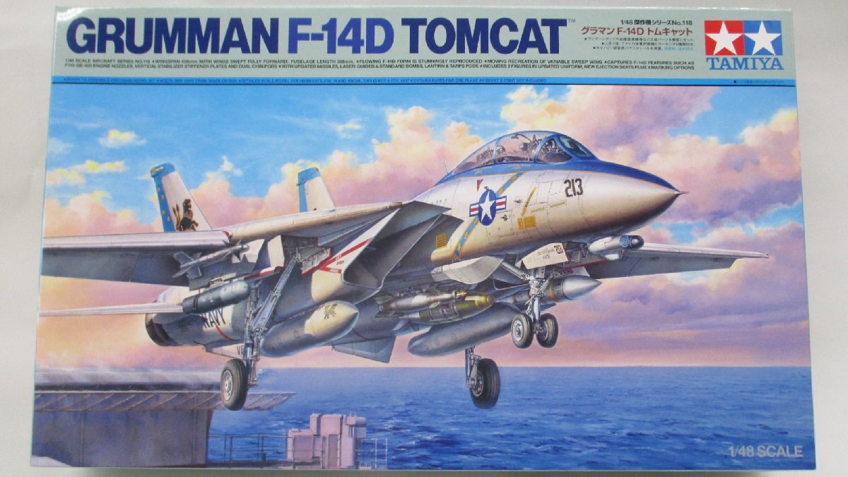 タミヤ 1/48 No.118 グラマン F-14D トムキャット【B】krt012703の画像1