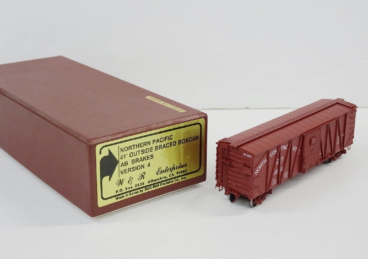 HO Brass Northern Pacific 41' O/B Boxcar #20287 w/K Brakes HO Brass Northern Pacific 41' O/B Boxcar #20287 w/K Brakes