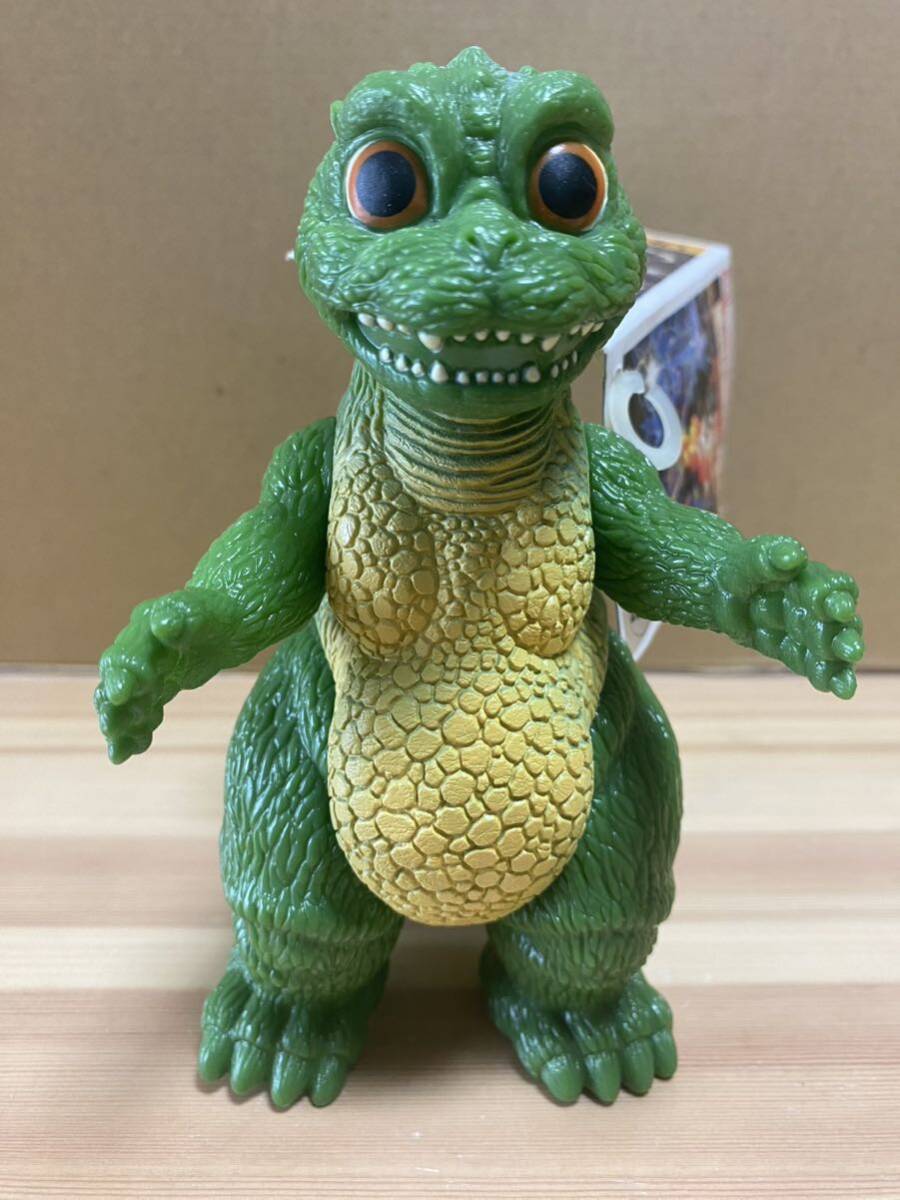 バンダイ リトルゴジラ タグ付き ソフビ ゴジラvsスペースゴジラ 1994 BANDAI_画像1